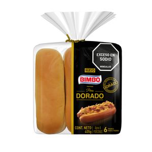 Pan Perro dorado Bimbo (405g)