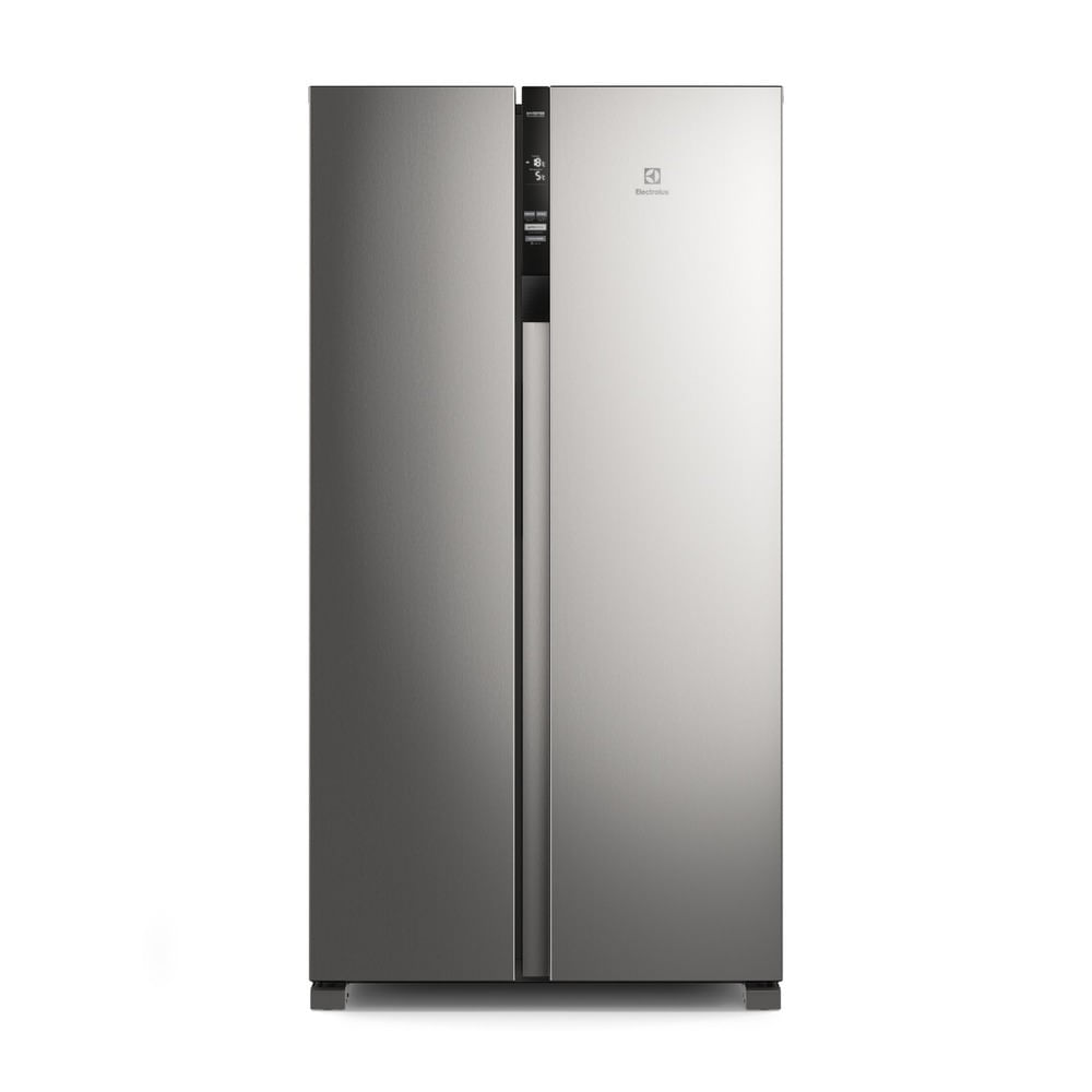 Nevecón Electrolux 442 Lt Brutos Side by Side No Frost Inverter Silver