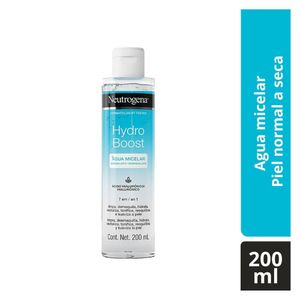 Agua micelar NEUTROGENA ácido hialuronico (200 ml)