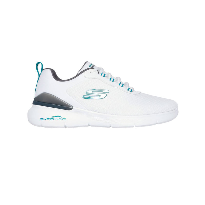 Imagen de Tenis Skechers Air Dynamight 2 0 Hombre Color Blanco Azul Negro SK-232971-WTQ-9