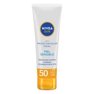 Protector solar NIVEA para piel sensible FPS 50 (50 ml)