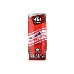 Aguardiente Antioqueño sin Azúcar 260 Ml
