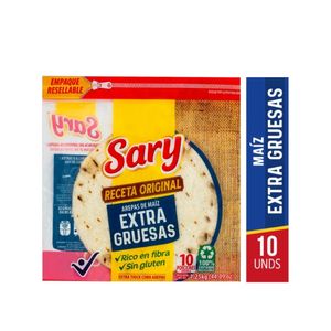Arepa Sary Maíz Extra Gruesa 1,2 Kg X10 Unds