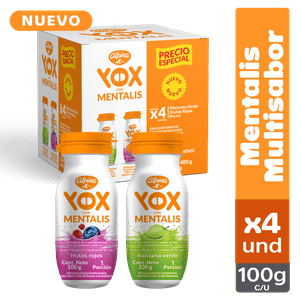 Yox Mentalis Multisabor 100 G X4 Unds