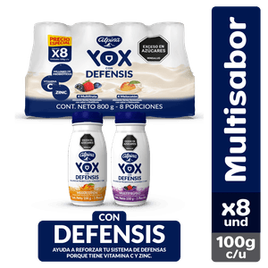 Yogurt Yox Alpina Multisabor 100 G X8 Unds
