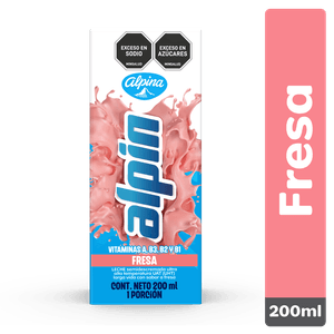 Leche Alpina Uht Saborizada Fresa 200 G