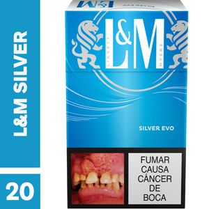 Cigarrillo L&M Evolution Silver Cajetilla X20 Unds