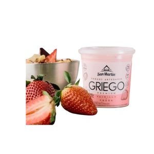 Yogurt Griego San Martín Vainilla y Fresa 150 G
