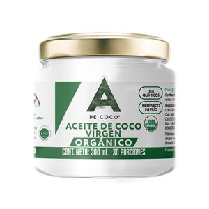 Aceite A De Coco extra virgen orgánico x300ml