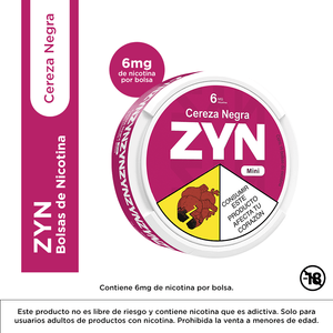 Bols D/Nicot Zyn Black Cherry 6Mg X15