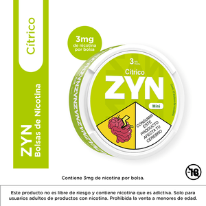 Bols D/Nicotin Zyn Citrus 3Mg X15