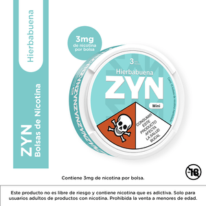 Bols D/Nicotin Zyn Spearmint 3Mg X15
