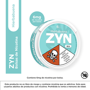 Bols D/Nicotin Zyn Spearmint 6Mg X15
