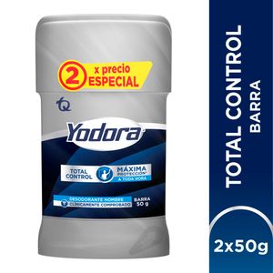 Desodorante YODORA hombre barra total control (100 gr)