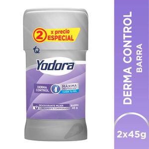 DEO YODORA BARR MUJ DERM CTRL 45g X2 P/E