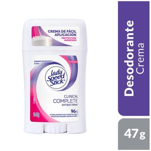 Desodorante Mujer Lady Speed Stick Clínico Powder Crema 47 G