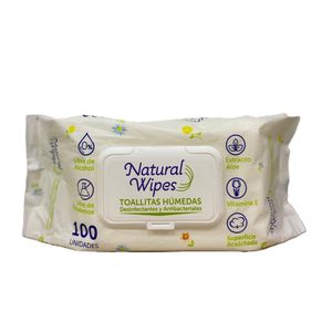 Toalla Húmeda Natural Wipes x 100 und