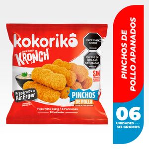 Pinchos Kokoriko Pollo 312 G X6 Unds