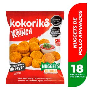 Nuggets Kokoriko Pollo 360 G X18 Unds