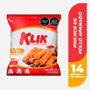 Pinchos Klik Pollo 700 G X14 Unds