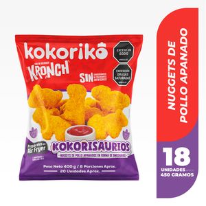 Nuggets Kokoriko Kokorisaurios Pollo Apanados 400 G