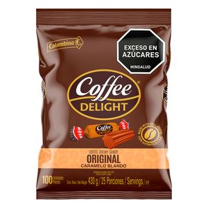 Caramelo Coffee Delight Blando 430 G X100 Unds