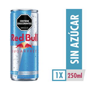Bebida Energizante Red Bull sin Azúcar 250 Ml