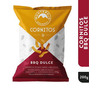 Pasabocas MONTE ROJO sabor BBQ dulce (200 gr)