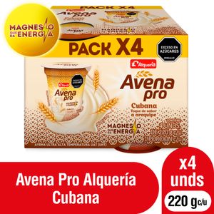 Avena Pro Alqueria Cubana con extra Magnesio 220g x 4unds