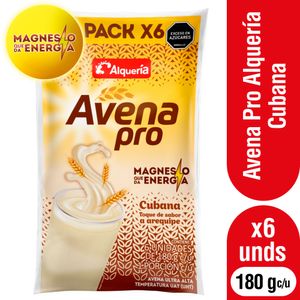 Avena Pro Alqueria Cubana con extra Magnesio 180g x 6unds