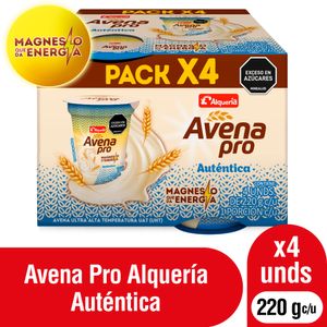 Avena Pro Alqueria Autentica con extra Magnesio 220g x 4unds