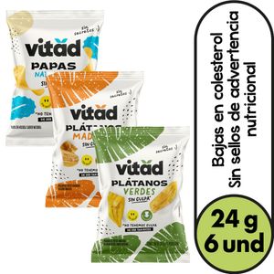 Papas VITAD surtidas (144 gr)