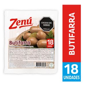 Butifarra Zenú 450 G X18 Unds