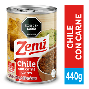 CHILE C/CARNE ZENU 440 g