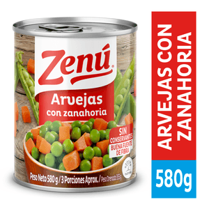 ARVEJA ZENU C/ZANAHORIA 580 g