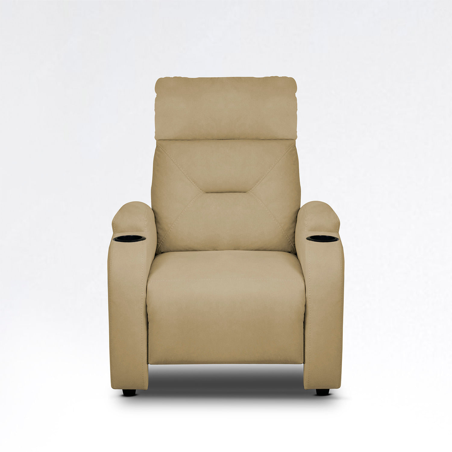 Imagen de Silla Reclinable Push Elite Living Logan 100x77x85 Camel