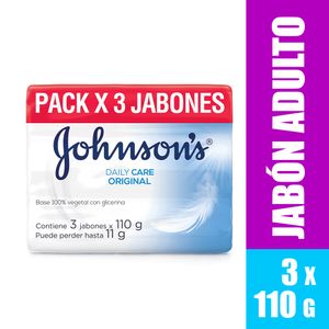 Jabón JOHNSON'S Original TRIPACK x 330 GR