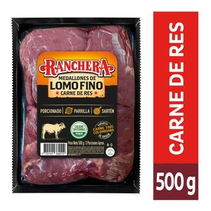 Carne RANCHERA medallones lomo fino (500 gr)