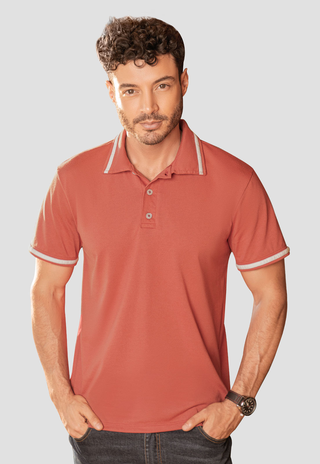 Imagen de Polo Hombre Azul 89617 Polo Hombre Granate Rutta 89617 Talla XL