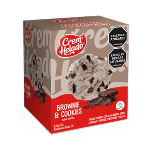 Helado Crem Helado Brow & Cook 5L 2500g