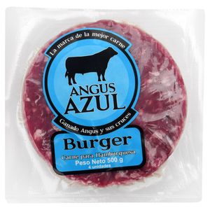 Hamburguesa Angus Azul Refrigerada 500 G