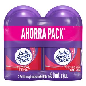 Desodorante LADY SPEED STICK floral fresh roll on (100 ml)
