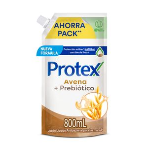 Jabon Líquido Protex Manos Avena 800 Ml
