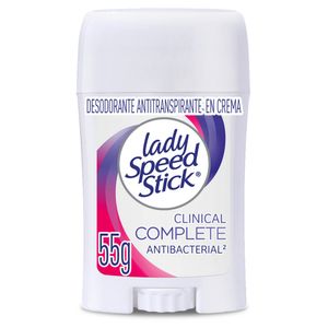 Desodorante Lady Speed Stick Mujer Clinico Antibacterial 55 G