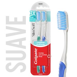 Cepillo de Dientes Colgate Slim Soft Suave X2 Unds