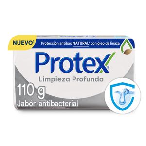 Jabon Antibacterial Protex Limpieza Profunda Barra 110 G