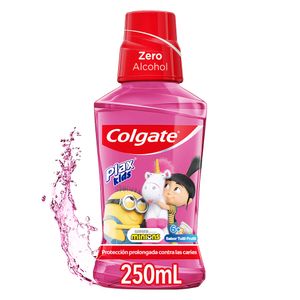 Enjuague Bucal Colgate Plax Kids Agnes and Fluffy 250 Ml