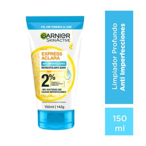 Scrub Limpiador Profundo Garnier Express Aclara Anti Imperfecciones 150 ml