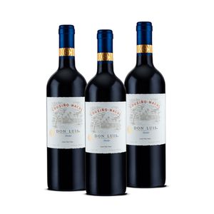 Vino Cousiño Dn Luis Merl 750 ml X3