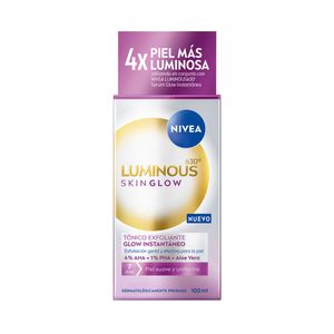 Tónico Nivea Luminous Skin Glow Instantáneo 100ml